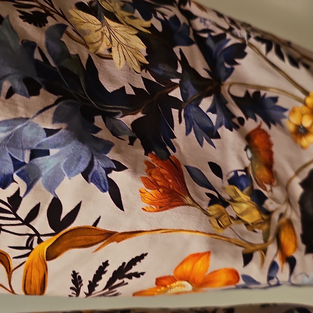 Chico's Floral Print Pants - Multicolor - Picture 6 of 8